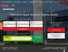 Tablet Screenshot of bochtoyotasouth.com